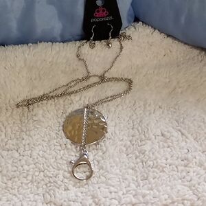 Token of My Gratitude White Lanyard with free earrings.